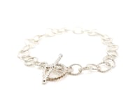 360 Video 7" Silver Circles Bracelet / Arpaia