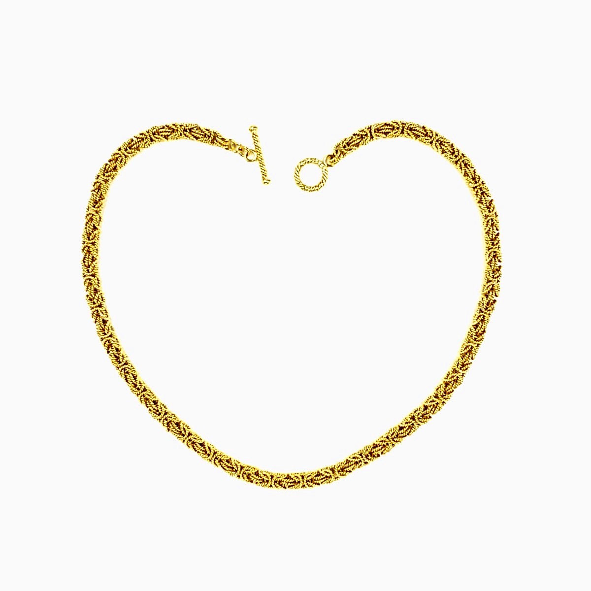 Full Layout Byzantine Vermeil Necklace - main image on white background