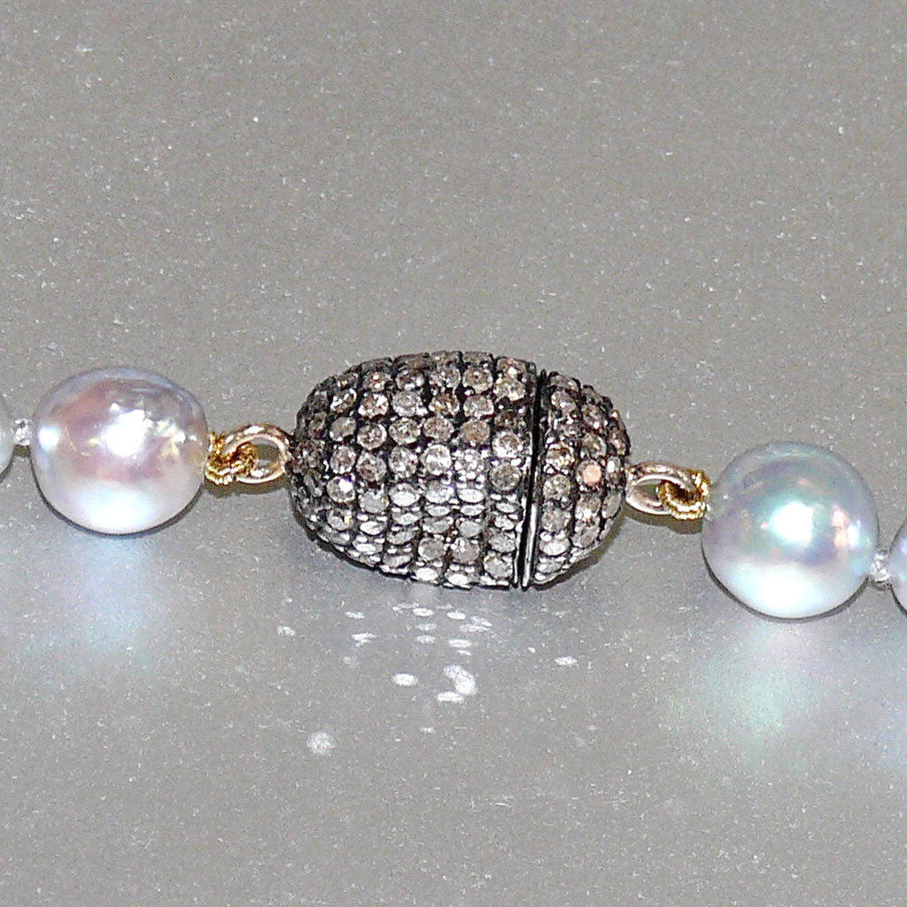 "Sea Mist" Cultured Pearl Necklace