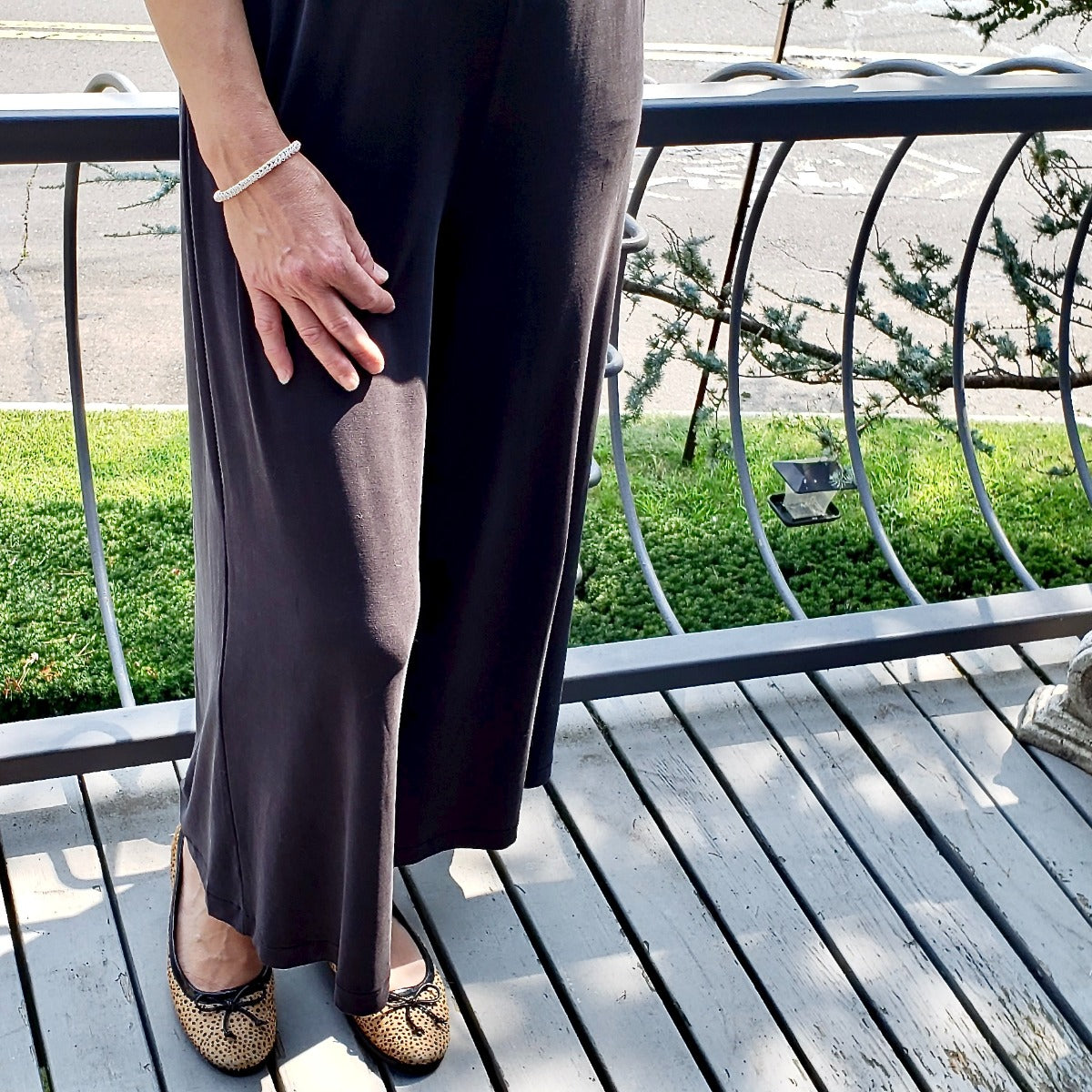 Arpaia Bellezza Bracelet on model - far view outside natural light