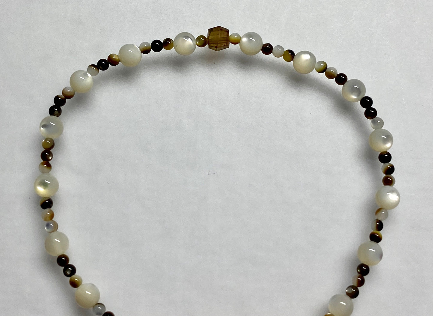 Closeup: "Rockaway Beach" stretch bracelet by Arpaia Jewelry