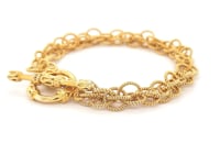 360 Video 24K Gold Vermeil Spinner Bracelet / Arpaia Lang