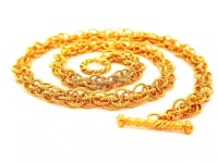90-degree rotation Video 24K Vermeil 7mm Spinner Necklace / Arpaia Lang