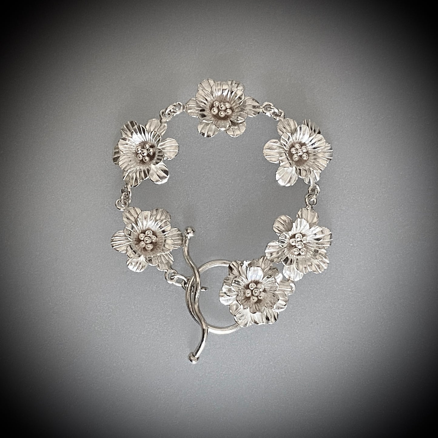 Arpaia Jewelry / In Full Bloom Fine Silver Bracelet