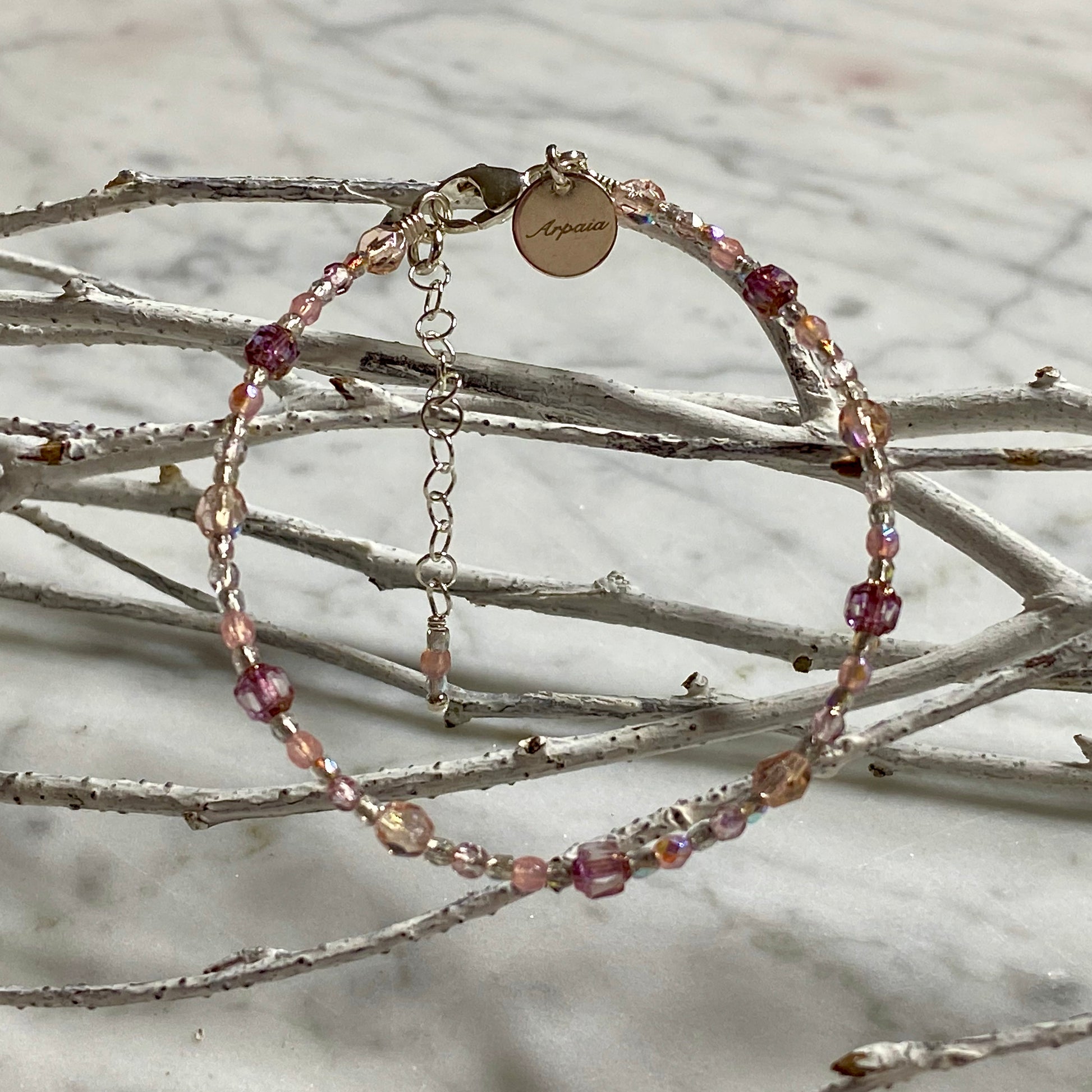 Arpaia "Desert Bloom" Glass Bracelet