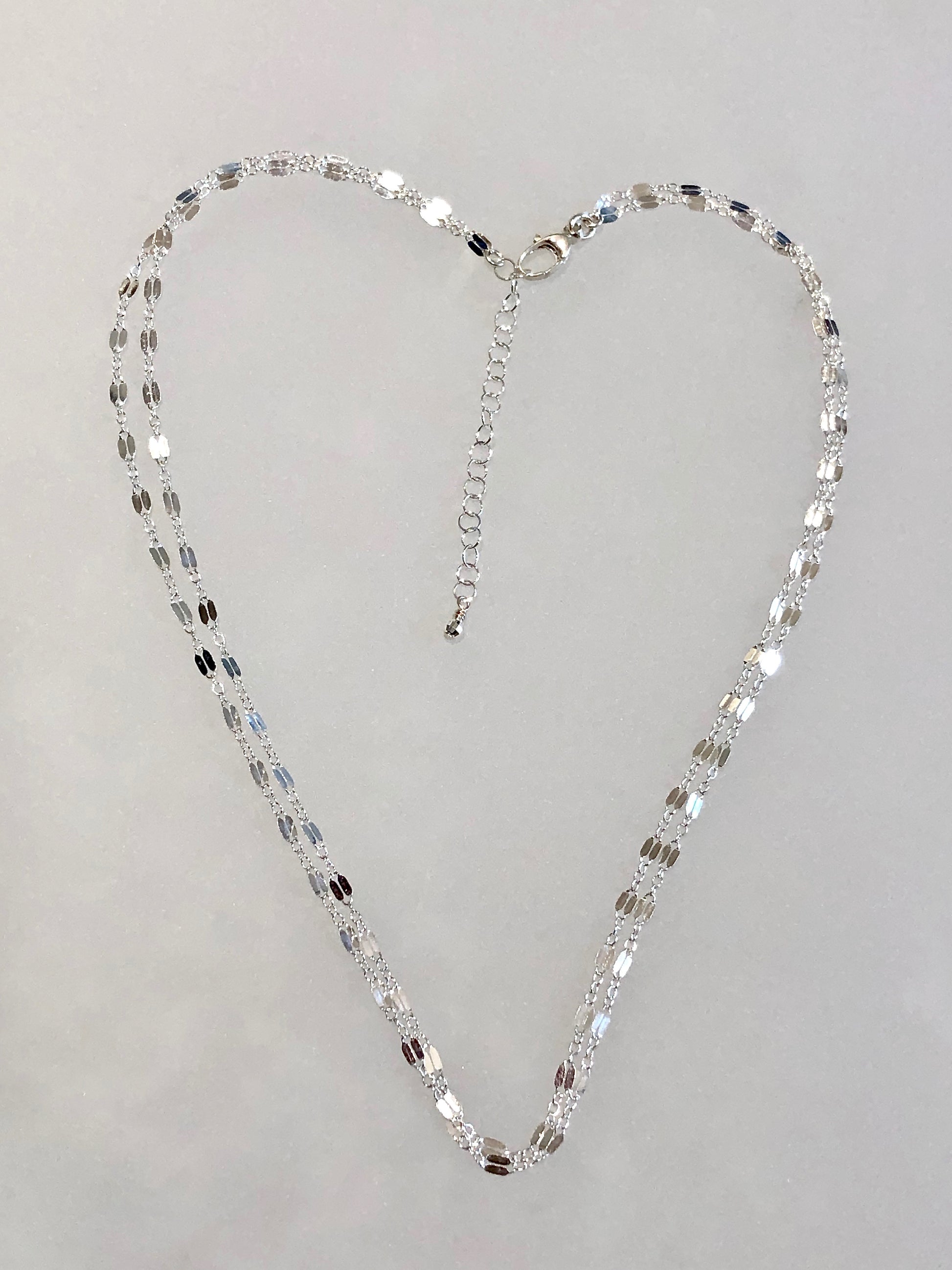 Arpaia Jewelry designer sterling chain link adjustable necklace.