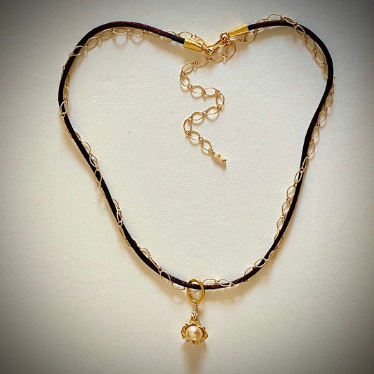 Arpaia Jewelry "Sunblush" Necklace