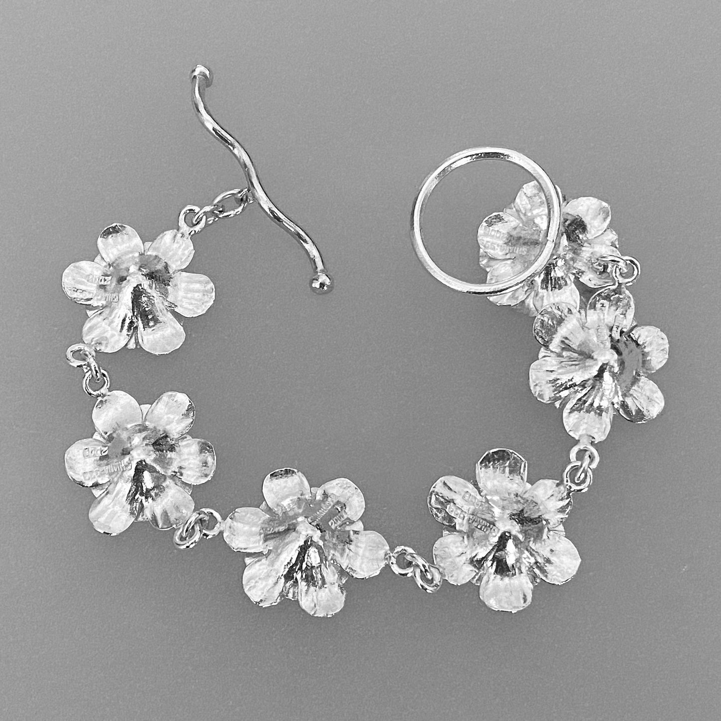 2x Teardrop Flower Charm 3 Hole Earring Connectors, Antique Silver Tone  Strand Bracelet/Necklace Pendant Connectors F165 - Yahoo Shopping