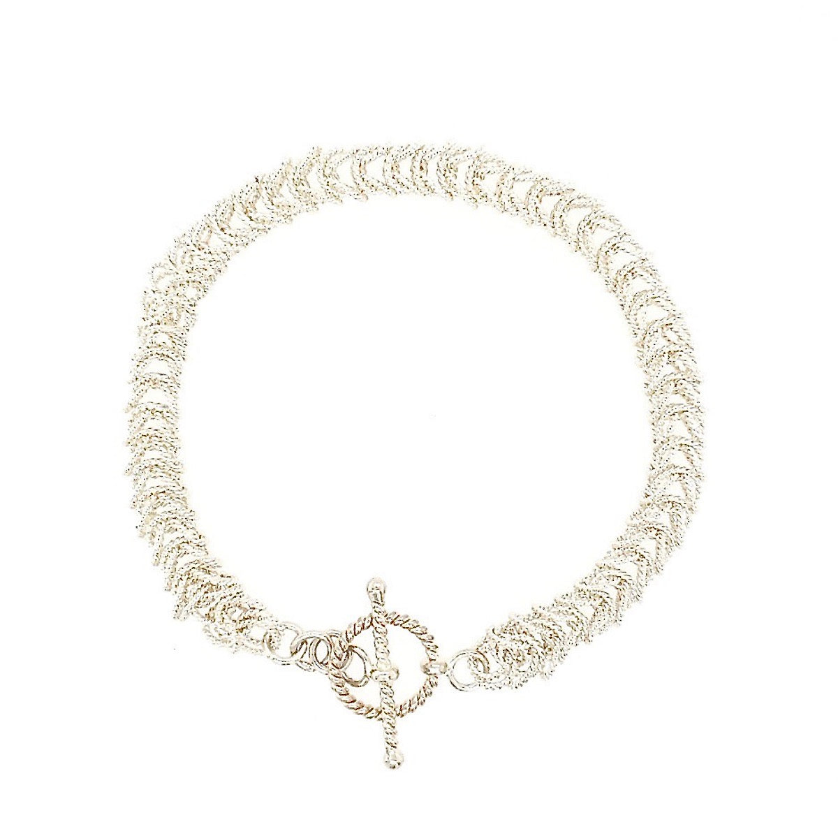 Arpaia Silver Bellezza Bracelet - main image with white background using a light box