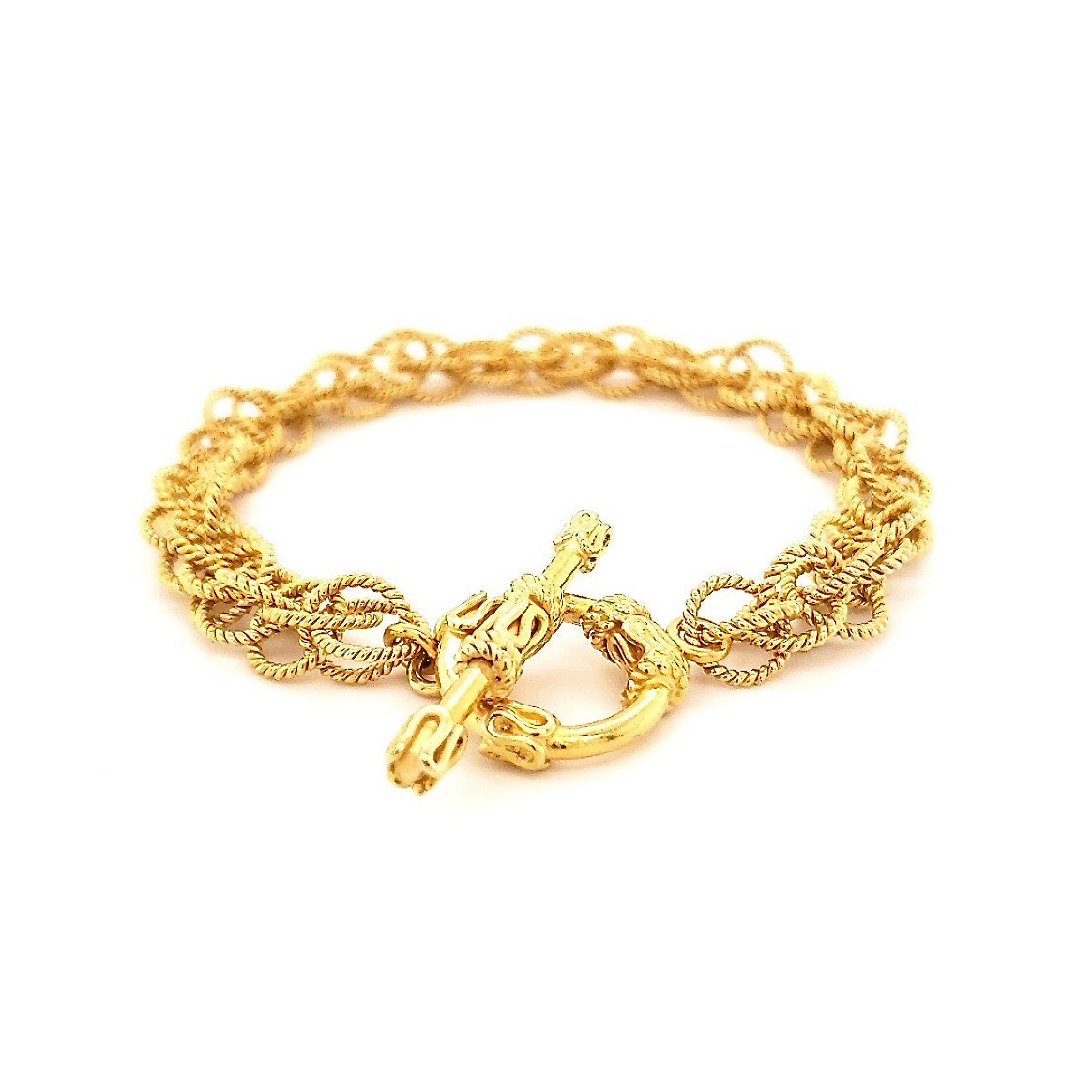 24K Gold Vermeil Spinner Bracelet