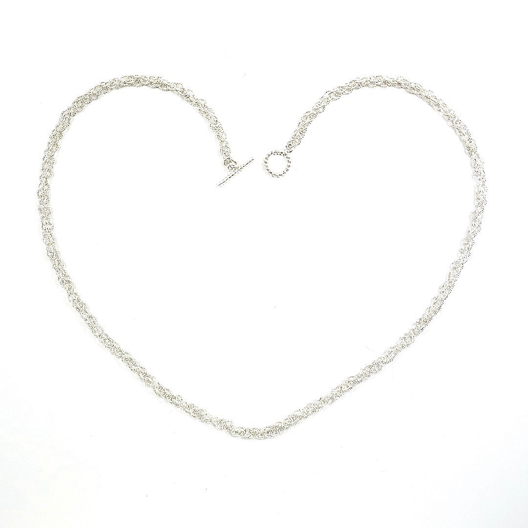 Full layout necklace on white background / Arpaia Lang