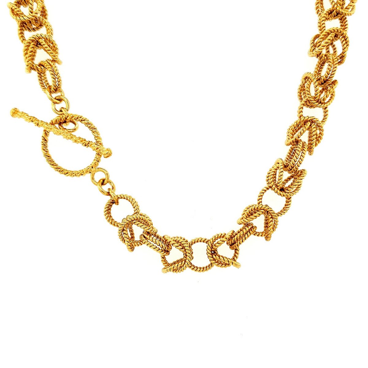 Loose Byzantine Vermeil Necklace - main image on white background / Arpaia Lang