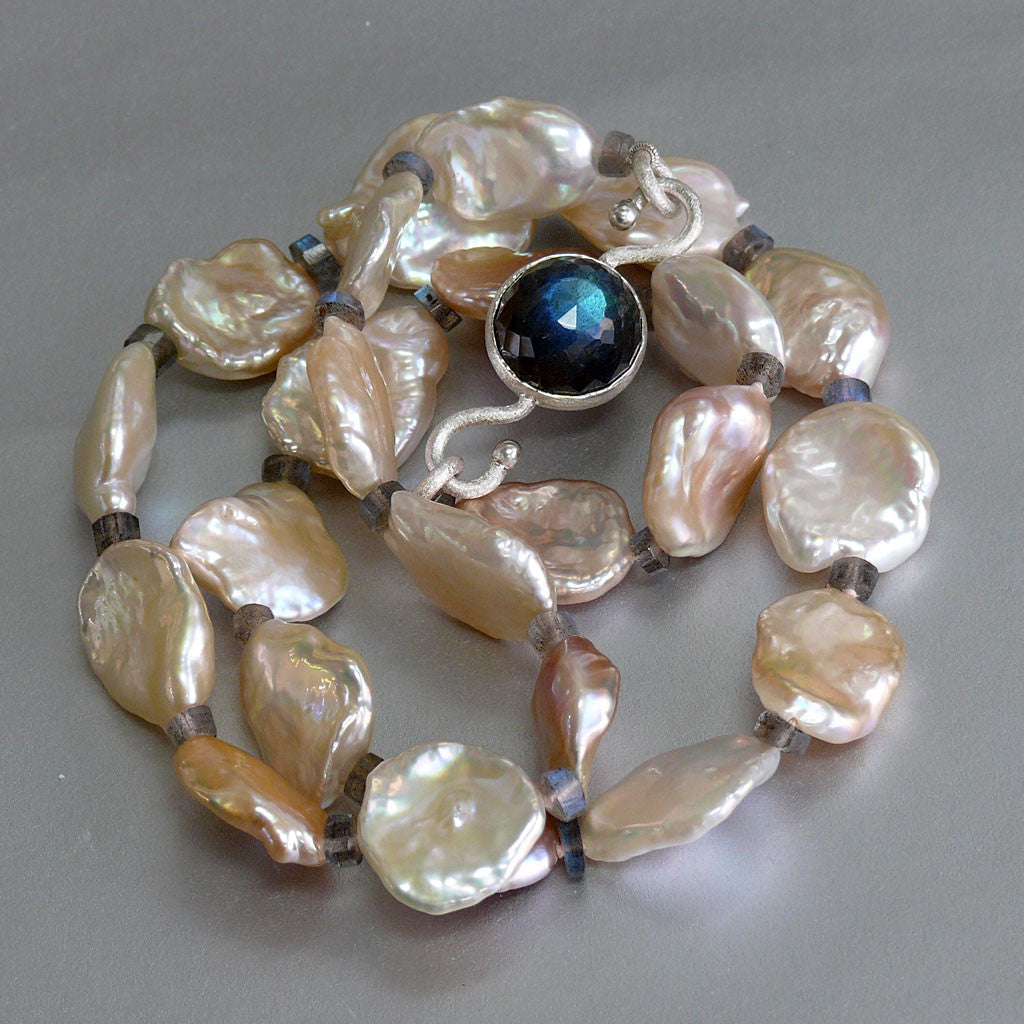 "Floating Petals" Keshi Pearl Necklace by Arpaia Lang