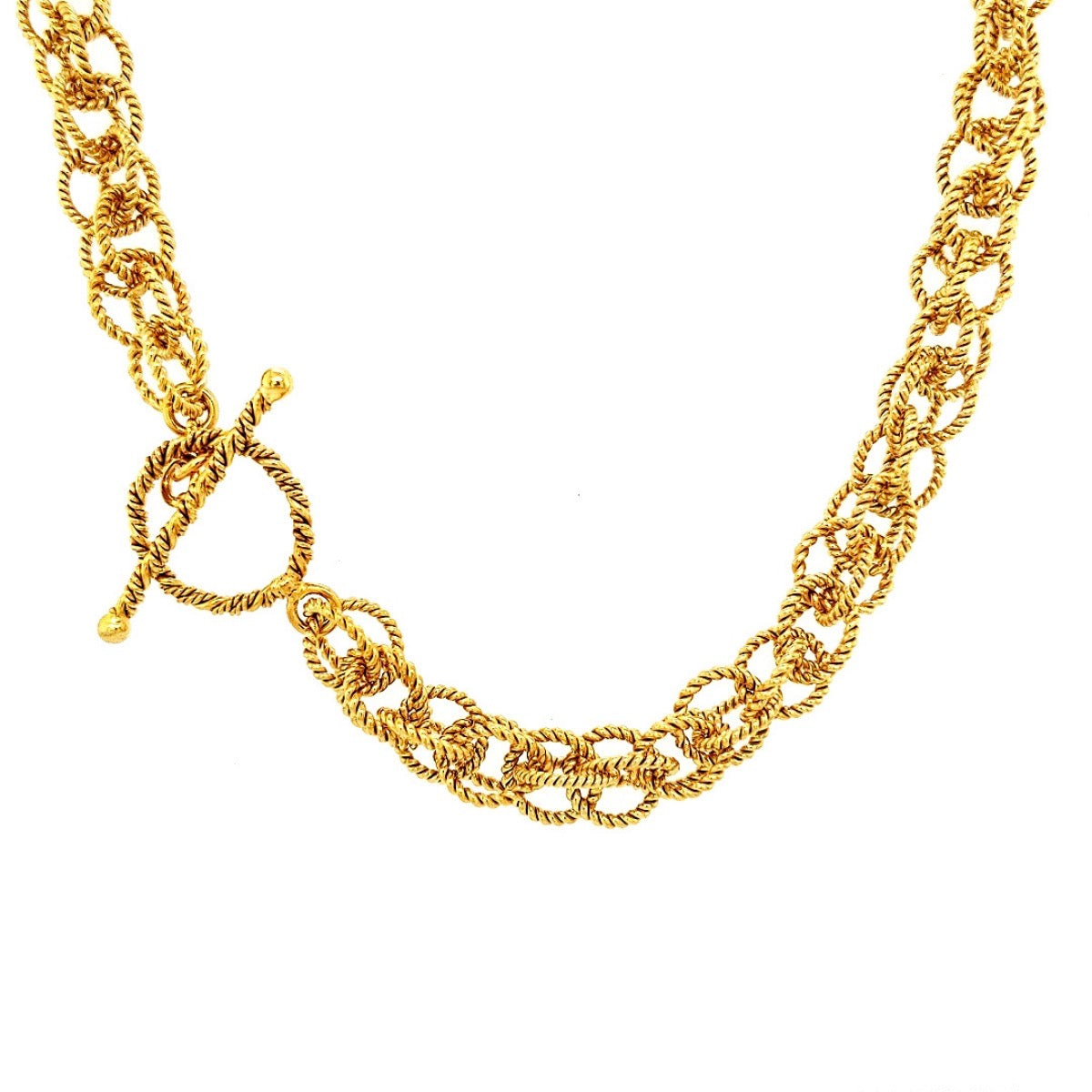 Arpaia 24K Vermeil Spinner Choker - main image with white background using light box